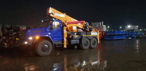 Автовышка 45 метров Hansin HS 4570 на шасси Урал Некст в наличии!