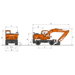 Колесный экскаватор DOOSAN DX210WA-9 – фото 2