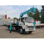 Кран-манипулятор 5 тонн на шасси КАМАЗ 43253/JAK с КМУ HKTC HLC5014M – фото 3