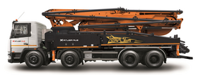 Автобетононасос XANJER 43-5Z на шасси VOLAT 8x4 – фото 1