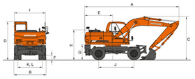 Колесный экскаватор DOOSAN DX160W – фото 3