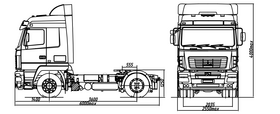 МАЗ 5440С9-570-031 (4х2, ЯМЗ 653, fg 16 ст, ССУ 1150 мм) 24 г.в. – фото 2
