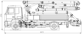 Автобетононасос XANJER 27-4Z на шасси МАЗ 4х2 – фото 1