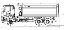 Самосвал 658983 на шасси FAW 6 х 4 (CA 3250 P66K2T1E5 ) – фото 4