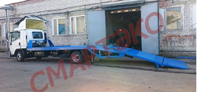 ЭВАКУАТОР С ЛОМАНОЙ ПЛАТФОРМОЙ НА ШАССИ ISUZU FVR 34UL-QDUS С ЛЕБЕДКОЙ – фото 6