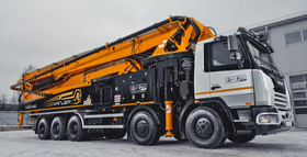 Автобетононасос XANJER 63-6RZ на шасси VOLAT 10x4 – фото 1