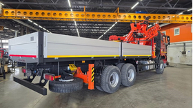 Бортовой FAW CA3250 420лс с КМУ RUSMAN 1006,10тонн,борт 6.8м – фото 2