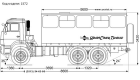 АВТОБУС ВАХТОВЫЙ 22 КОМФОРТ УСТ 54535 КАМАЗ 43118-50 – фото 2