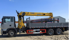 Автомобиль бортовой T5G, КМУ 15 тонн XCMG SQS350RU-5 – фото 3