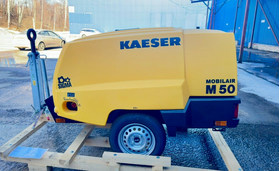 Передвижной строительный компрессор Kaeser M 50E PE – фото 1