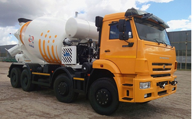 АВТОБЕТОНОСМЕСИТЕЛЬ 10 кубов 5814Z0 на шасси КАМАЗ 65201-3930-49 – фото 1