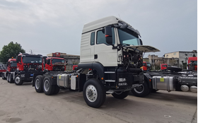 Тягач Howo TX 6x6 540 , МКПП+рет, усиленный рессорный, U(м), 12.00R24, 3,5д, двускат – фото 4