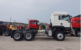 Тягач Howo TX 6x6 540 , МКПП+рет, усиленный рессорный, U(м), 12.00R24, 3,5д, двускат – фото 2