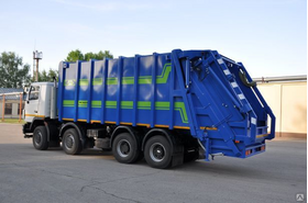 МУСОРОВОЗ МК-3548-14 НА ШАССИ МАЗ-6516С9-560-001 (8Х4, С ПОРТАЛОМ, САУ) ЕВРО-5 – фото 1