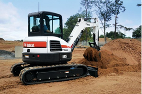 Гусеничный мини экскаватор Bobcat E45 – фото 3