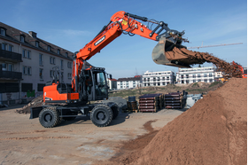 Колесный экскаватор DOOSAN DX160W – фото 1
