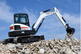 Гусеничный мини экскаватор Bobcat E50 – фото 3