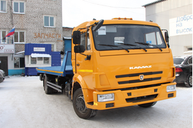 Сдвижная платформа 6270мм 5т на шасси КАМАЗ 4308 – фото 1