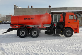 Автоцистерна вакуумная МВ-10Д на шасси Камаз-65115-773962-50 – фото 5