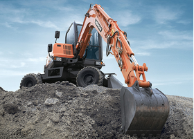 Мини-экскаватор DOOSAN DX55W – фото 1