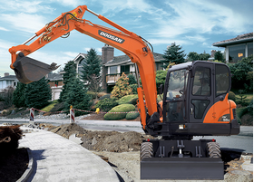 Мини-экскаватор DOOSAN DX55W – фото 6