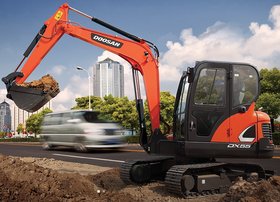 Мини-экскаватор DOOSAN DX55-5B – фото 2
