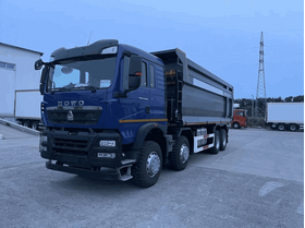 Самосвал HOWO T5G 8×4 35 КУБ.М., 540 л.с. + ретардер, U-обр.кузов – фото 1