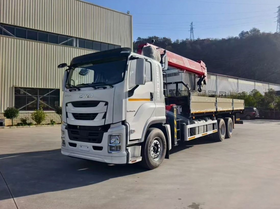КМУ SANY-Palfinger SPR 35000C на базе ISUZU GIGA 6X4,  380 л.с. внутренние размеры  кузова(ДхШхВ): 8500х2450х600 мм – фото 1