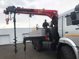 PALFINGER INMAN IT 200 с нераздвижными задними опорами на шасси КАМАЗ-43118-3027-50 – фото 1