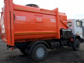 МУСОРОВОЗ МК-3554-03 НА ШАССИ МАЗ 534025-585-013 (МАЯТНИКОВАЯ ПЛИТА) – фото 1