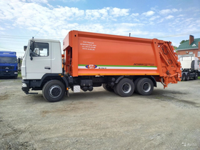 МУСОРОВОЗ МК-3546-11 (МК-200) НА ШАССИ МАЗ-6312С5-555-012 (С ПОРТАЛОМ) ЕВРО-5 – фото 1