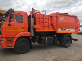 Мусоровоз с боковой загрузкой МК-4552-02 НА ШАССИ КАМАЗ 43253-3010-69 ЕВРО-5 – фото 1