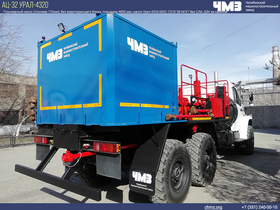 Цементировочный агрегат УНБ-125х32 Урал 4320 – фото 3