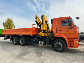 Кран-манипулятор Sunhunk K328-4 Бортовой автомобиль на базе шасси Камаз 6520-23072-53 – фото 1