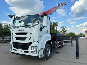 КМУ SANY-Palfinger SPR 35000C на базе ISUZU GIGA 6X4,  380 л.с. внутренние размеры  кузова(ДхШхВ): 8500х2450х600 мм – фото 2