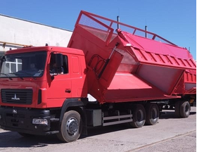 Силосовоз с гидробортами на шасси МАЗ 631226-585-042 – фото 1