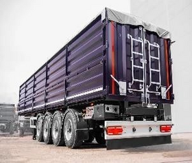Полуприцеп бортовой зерновоз оси Турция, ССУ 1200 мм – фото 1