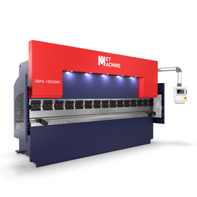 Гидравлический листогибочный пресс ЧПУ MetMachine SBPA-10032NC с ручной компенсацией прогиба – фото 1