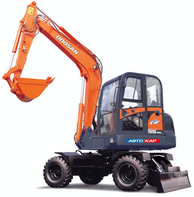 Мини-экскаватор DOOSAN DX55W – фото 2