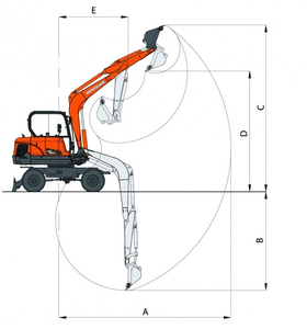 Колесный экскаватор Doosan DX 55W – фото 6