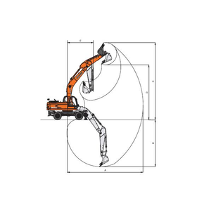 Колесный экскаватор Doosan DX190W – фото 4