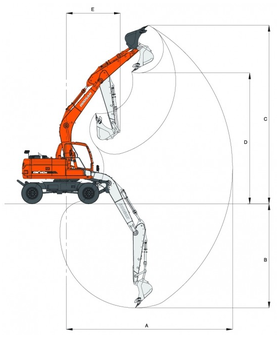 Колесный экскаватор DOOSAN DX140W – фото 3