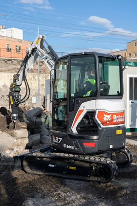 Гусеничный мини экскаватор Bobcat E27 – фото 3